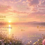 beautiful moments synonyms