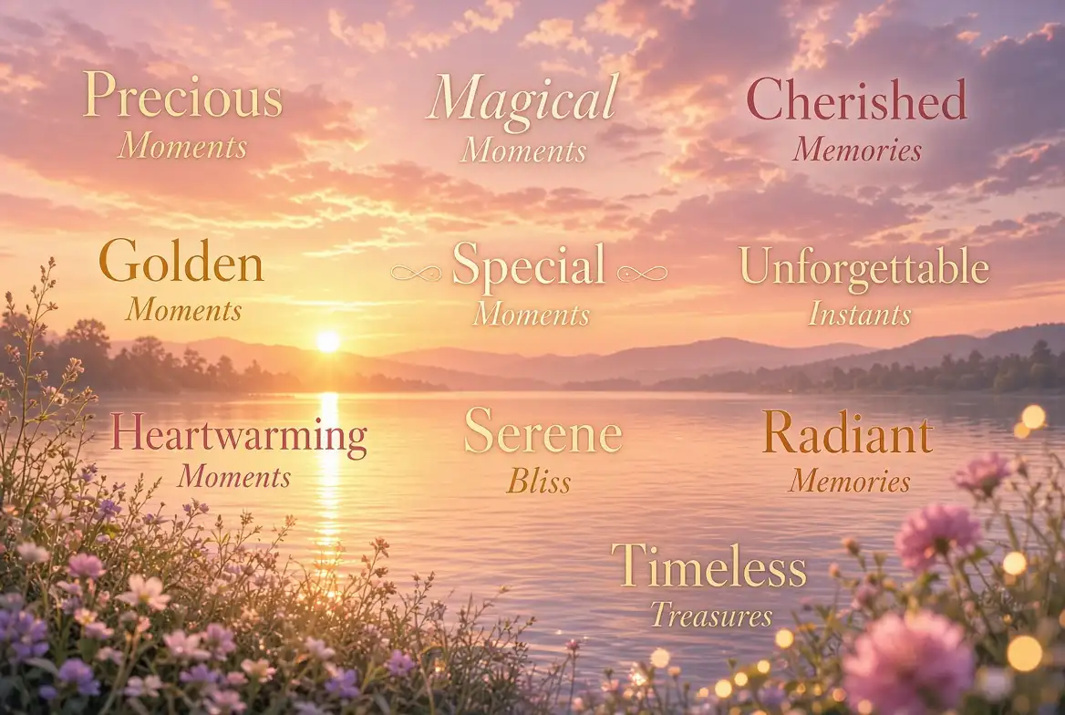 beautiful moments synonyms