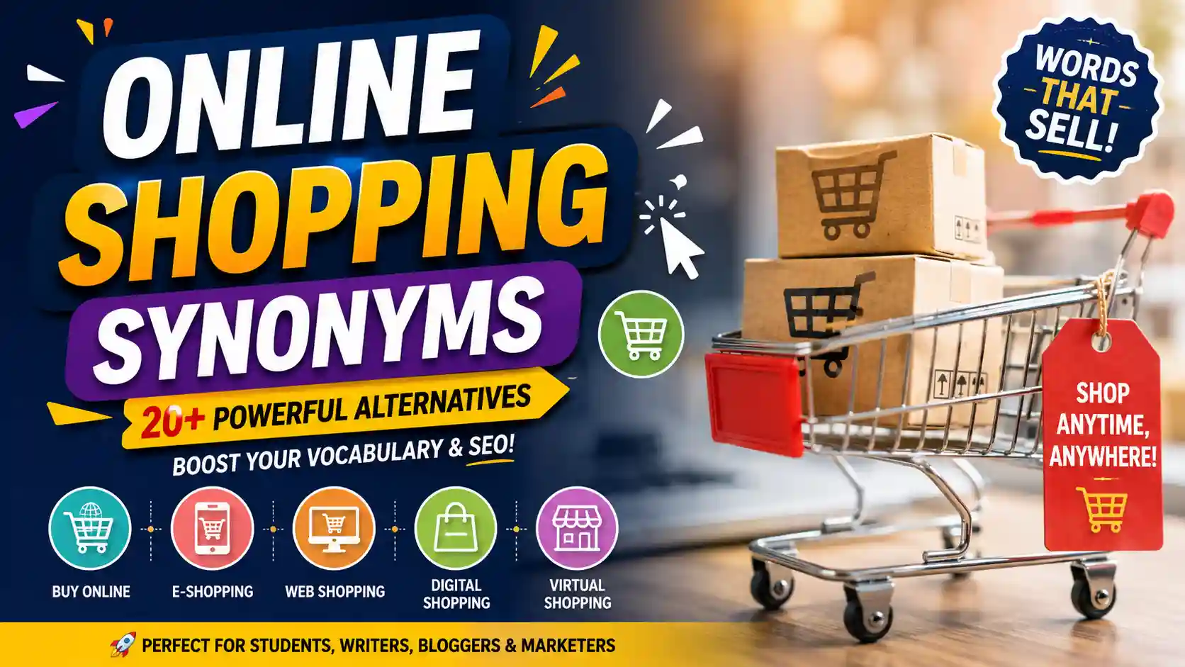 online shopping synonyms