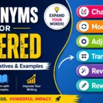 synonyms for altered