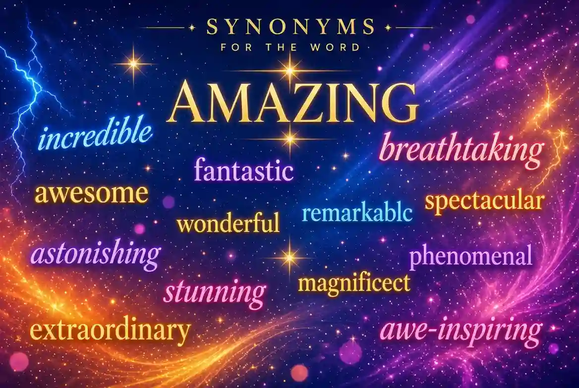 synonyms for amazing