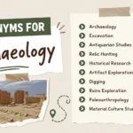 synonyms for archaeology
