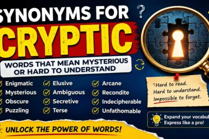 synonyms for cryptic