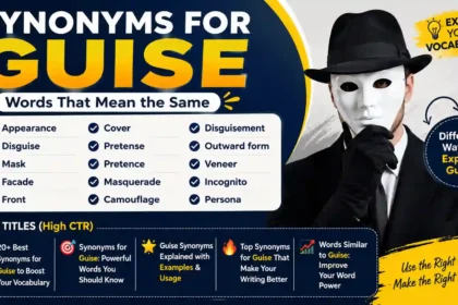 synonyms for guise