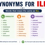 synonyms for ill