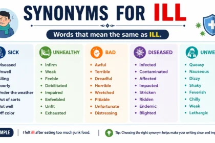 synonyms for ill