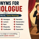 synonyms for monologue