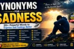 synonyms for sadness