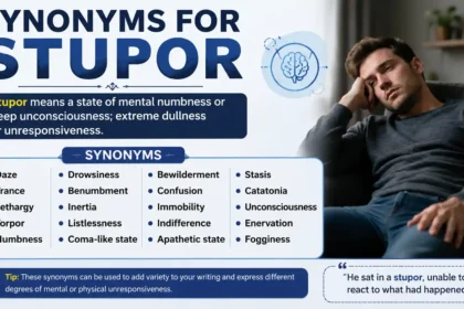 synonyms for stupor