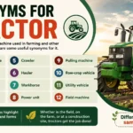 synonyms for tractor