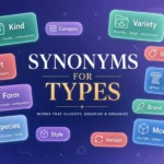 synonyms for types