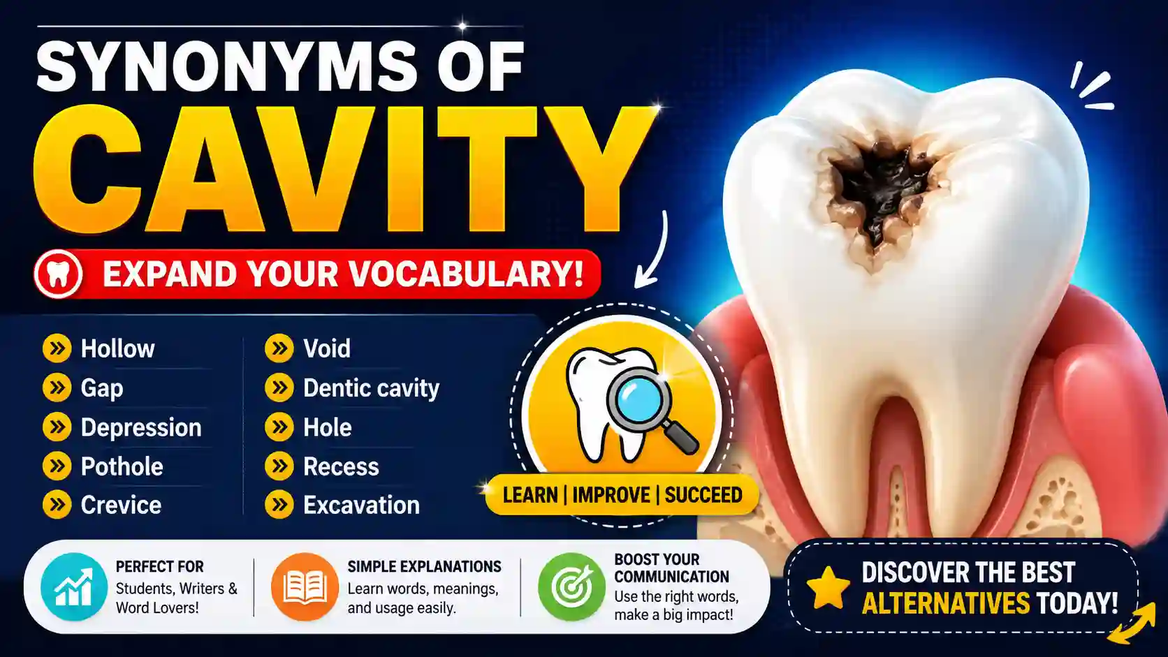 synonyms of cavity