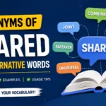 synonyms of shared