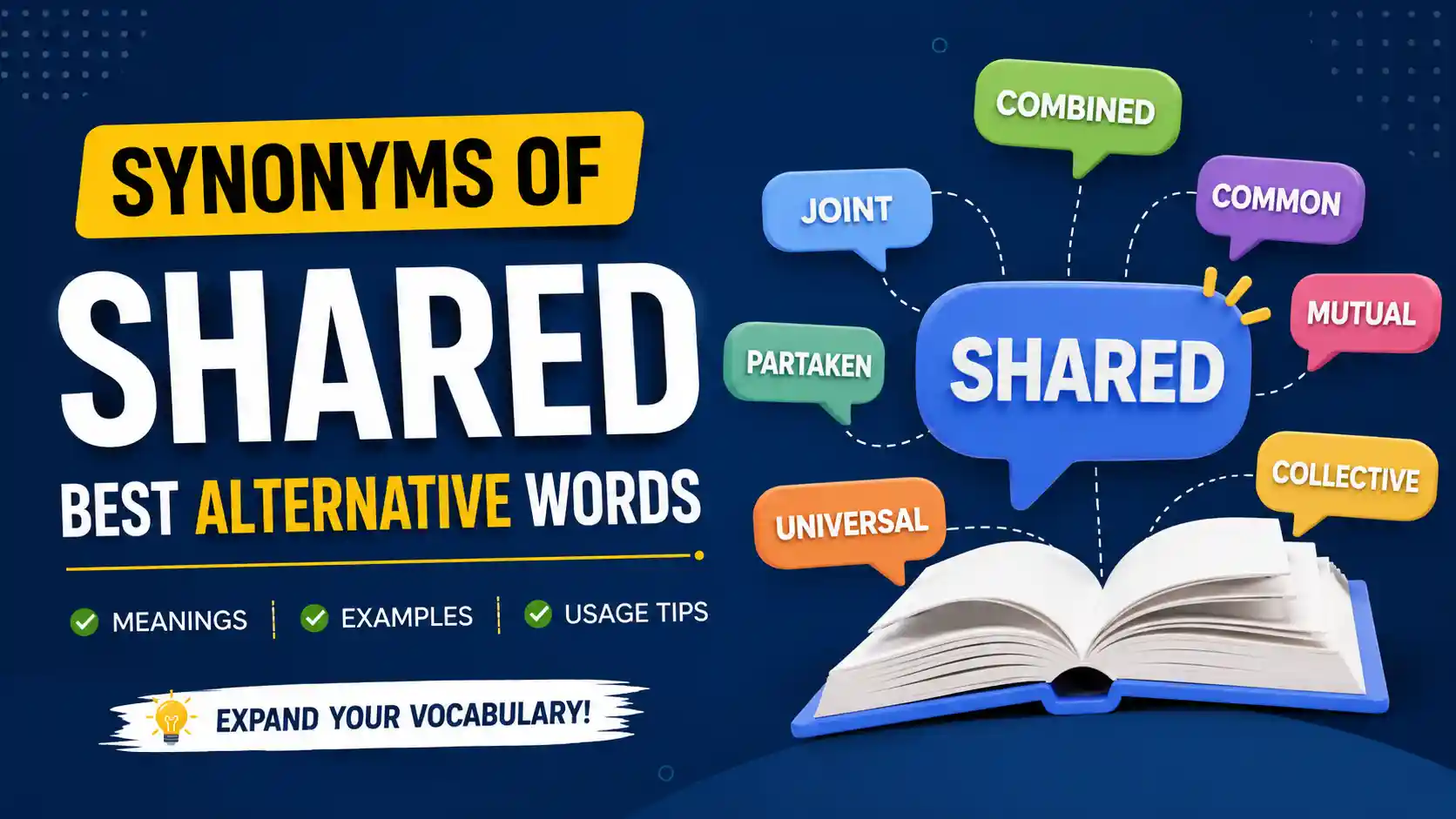 synonyms of shared