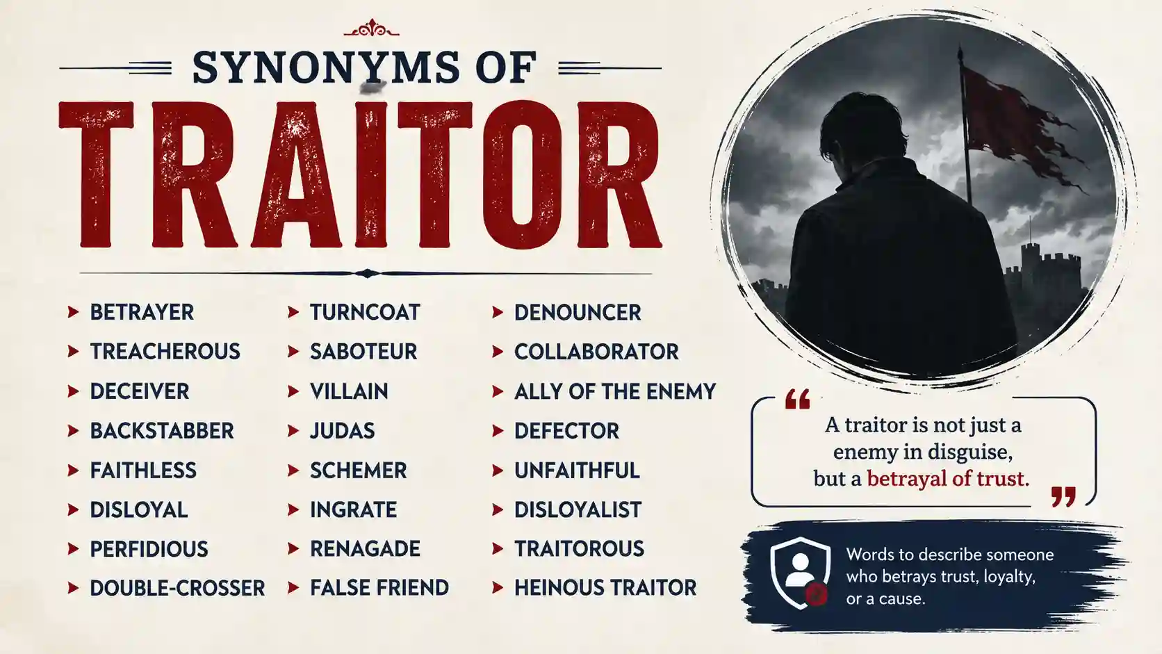 synonyms of traitor