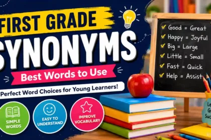first grade synonyms