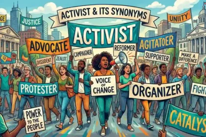 synonyms for activist