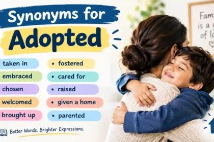 synonyms for adopted