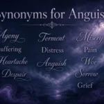 synonyms for anguish