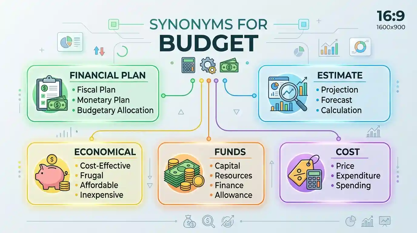 synonyms for budget