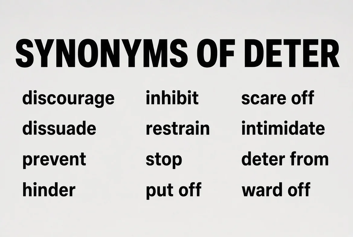 synonyms for deter
