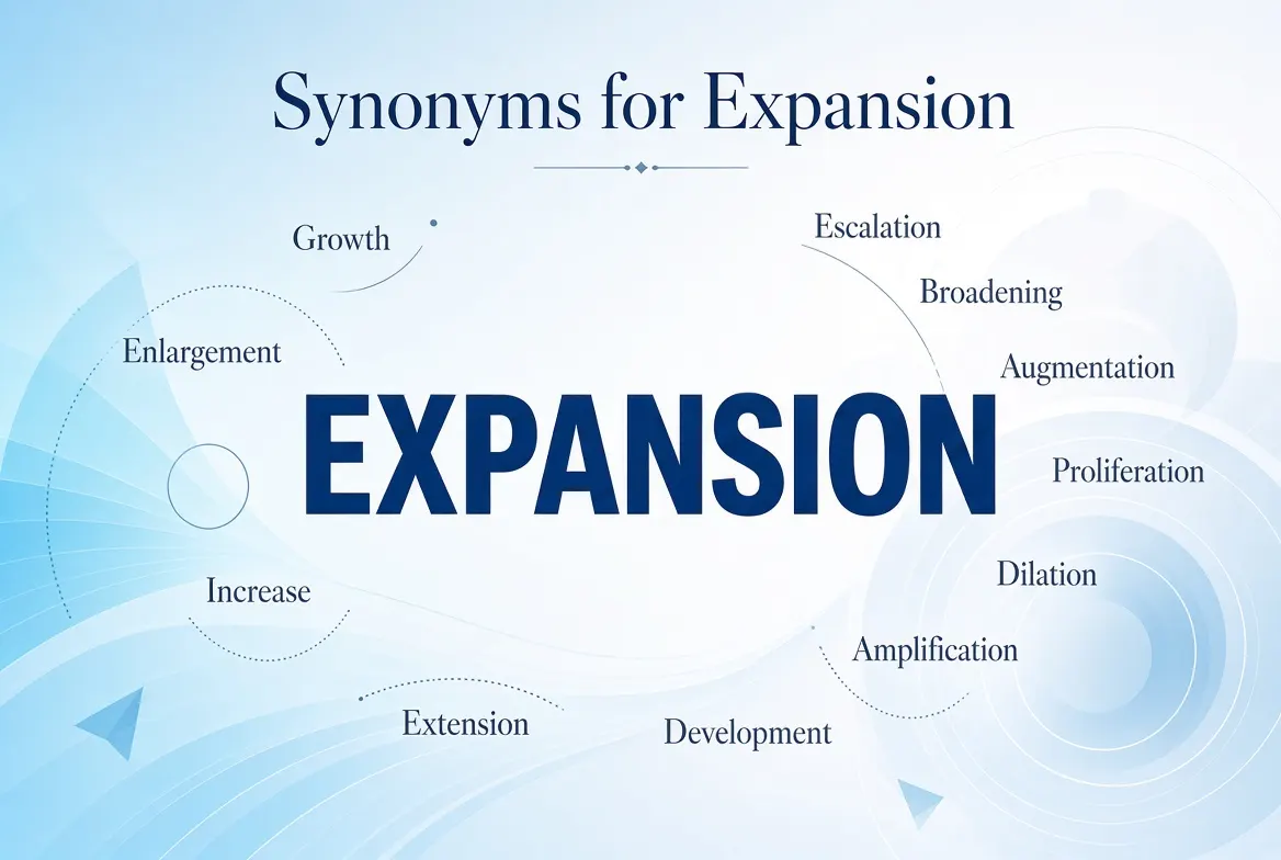 synonyms for expansion