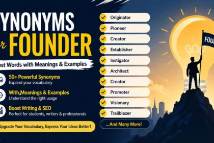 synonyms for founder