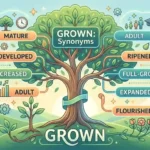 synonyms for grown