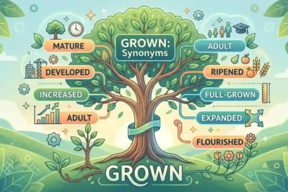 synonyms for grown