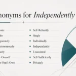 synonyms for independently