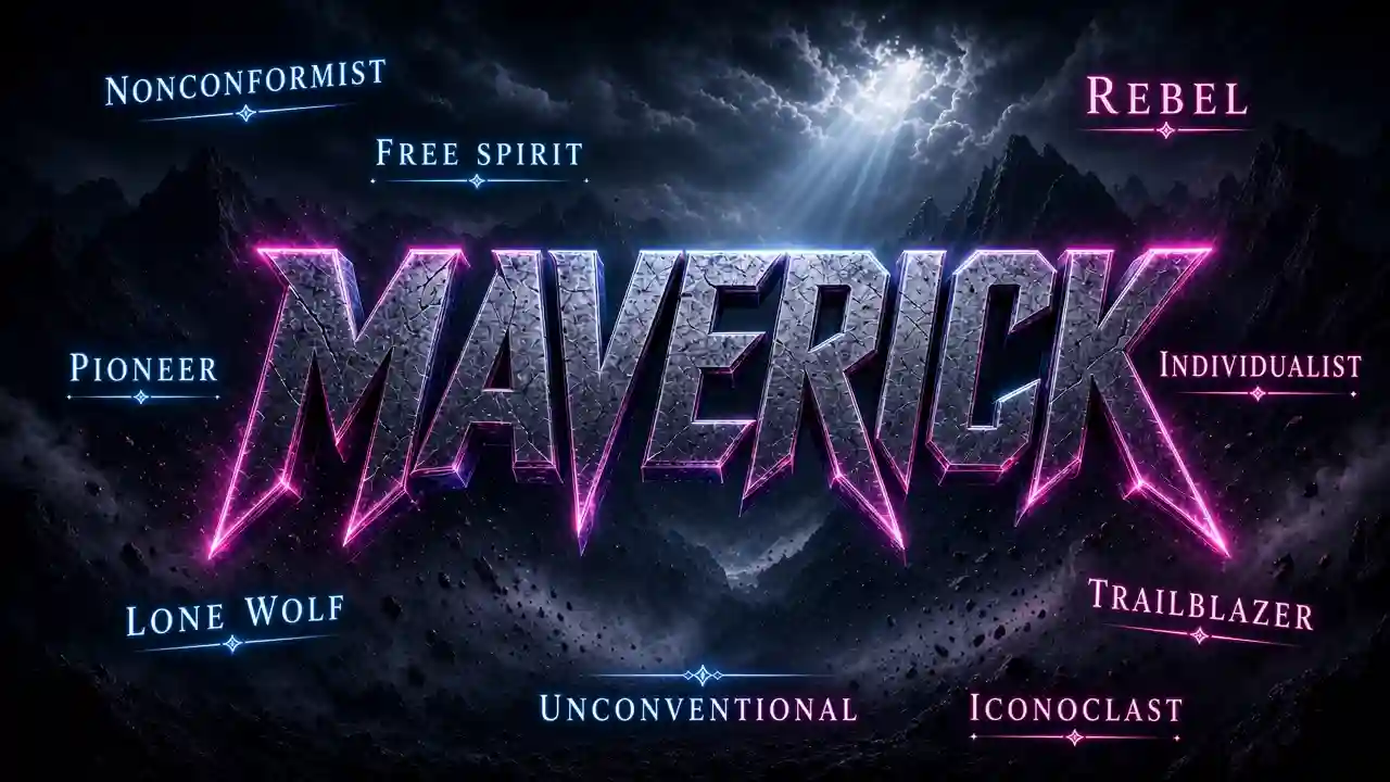 synonyms for maverick