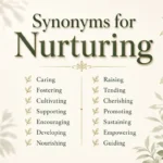 synonyms for nurturing