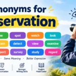 synonyms for observation