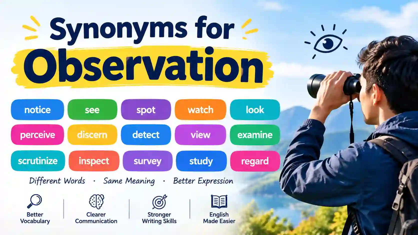 synonyms for observation