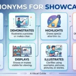 synonyms for showcases