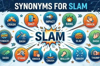 Synonyms for slam