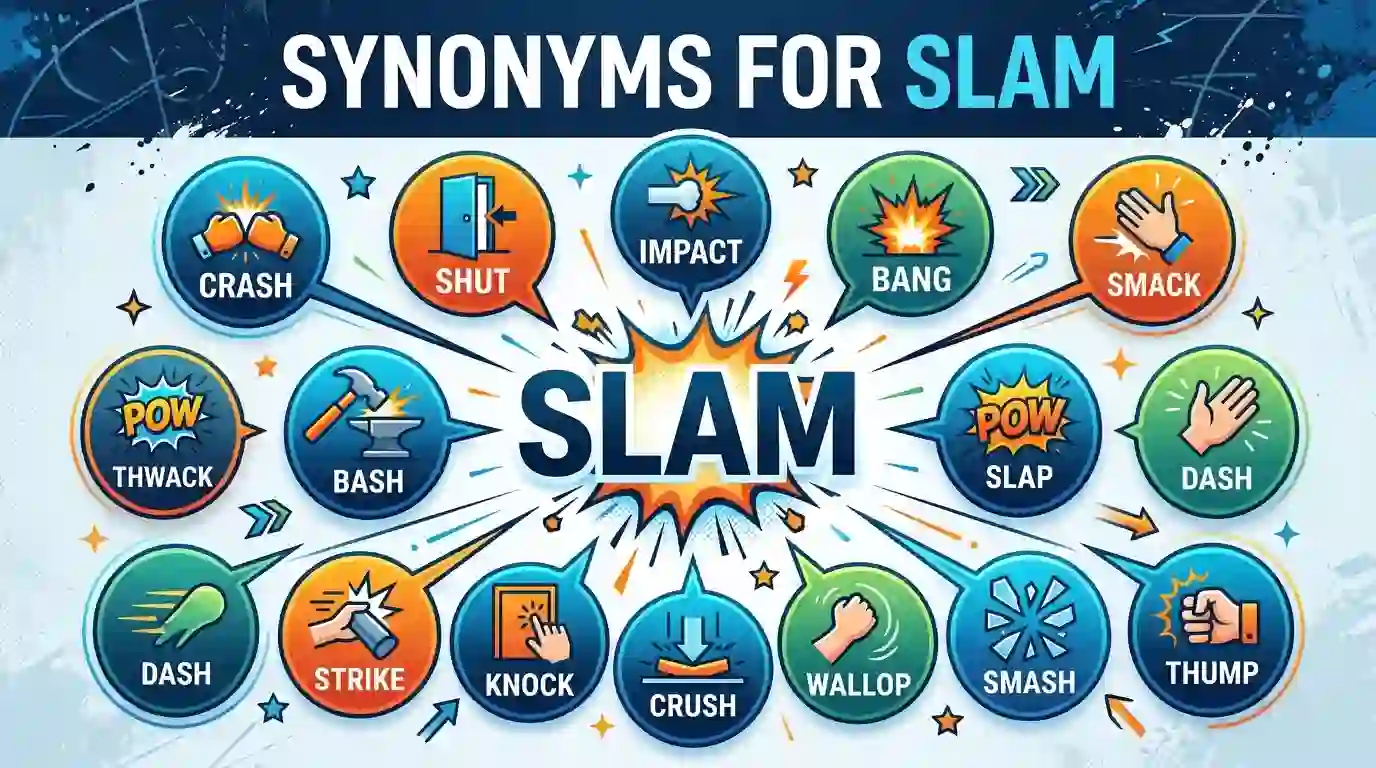 Synonyms for slam