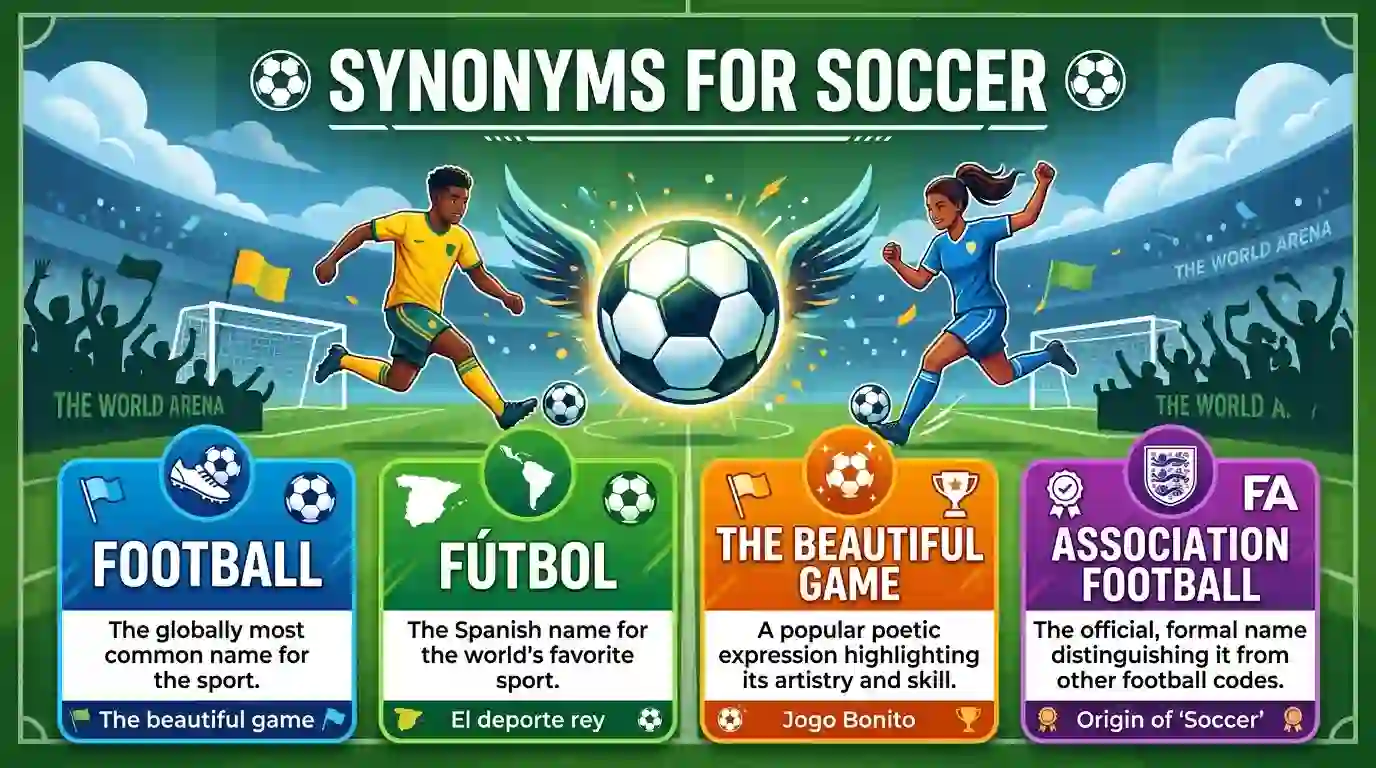synonyms for soccer