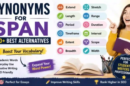synonyms for span