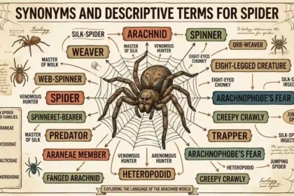 synonyms for spider