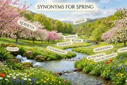synonyms for spring