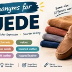 synonyms for suede