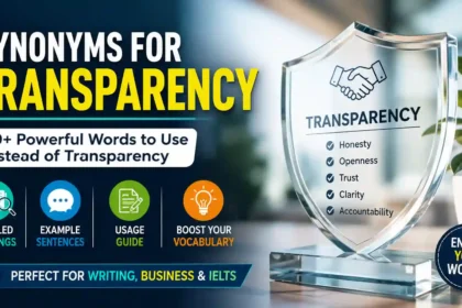 synonyms for transparency