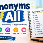 synonyms of all
