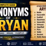 synonyms of aryan