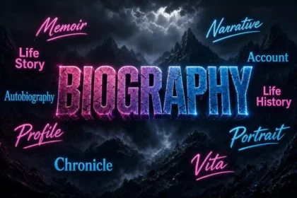synonyms of biography