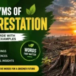Synonyms of Deforestation