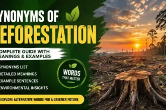 Synonyms of Deforestation