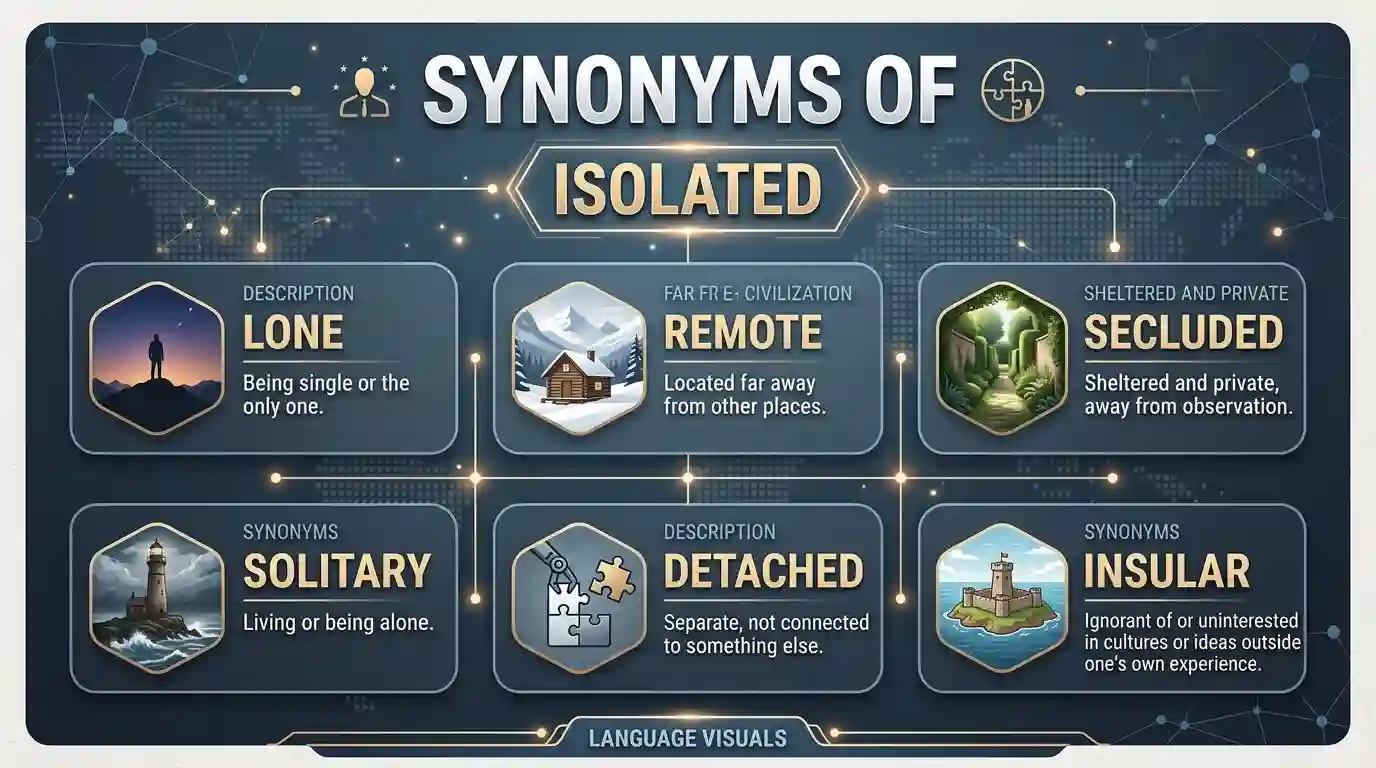 synonyms of isolated
