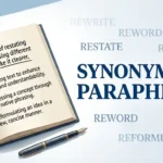 synonyms of paraphrase